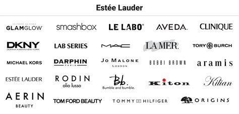 estee lauder brand list.